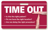 Surgical Time Out Badgie™ Card